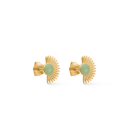 ENAMEL Copenhagen Soleil Studs - Dusty Green hos parfumerihamoghende.dk 